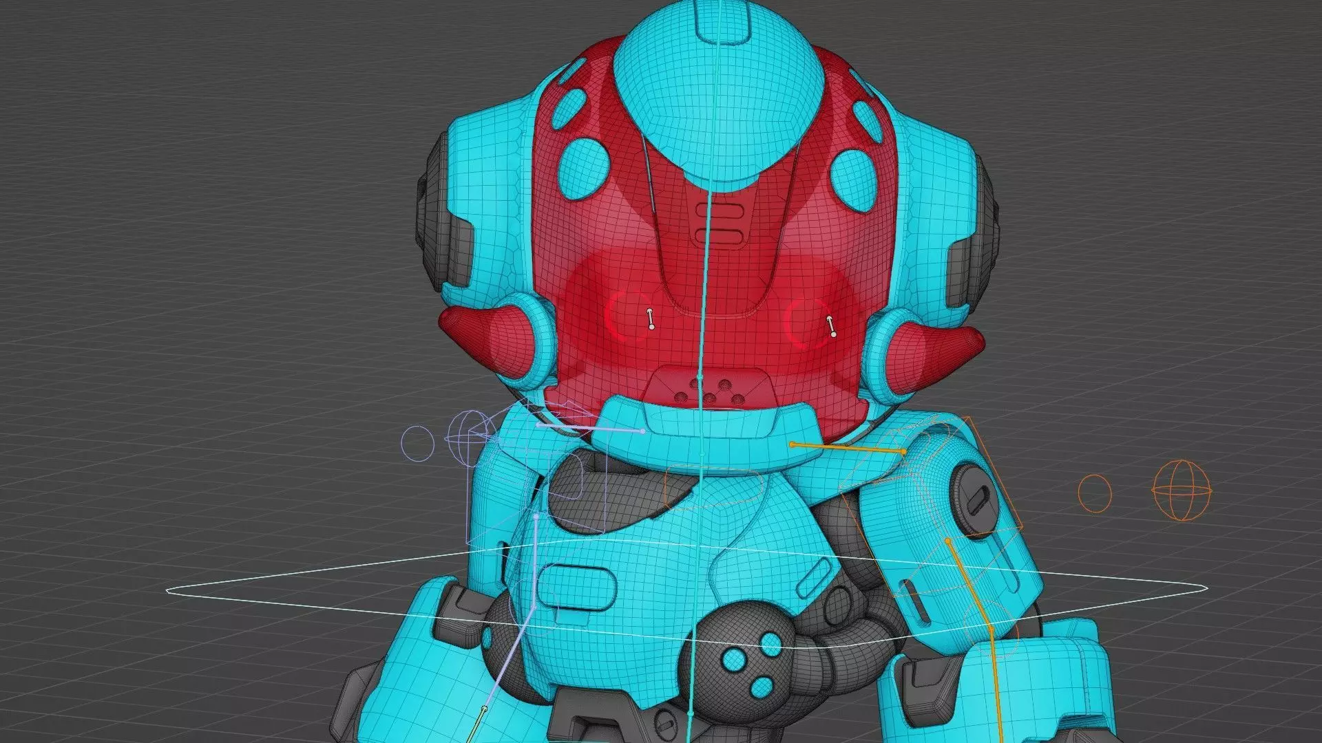 ROBO ZERO-M  Rigged for Unreal Engine - Unity - MIXAMO 3D model_38