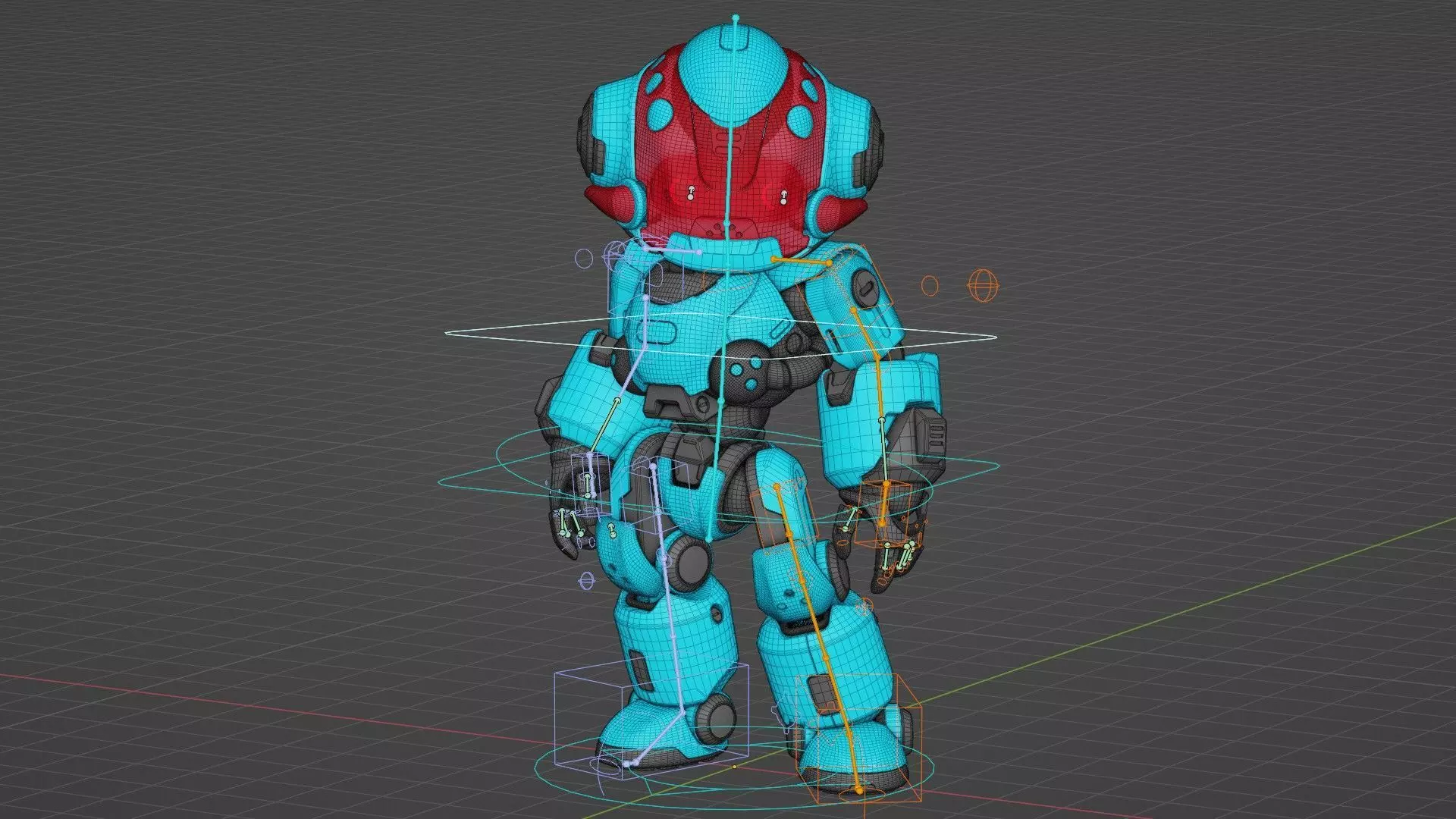 ROBO ZERO-M  Rigged for Unreal Engine - Unity - MIXAMO 3D model_36