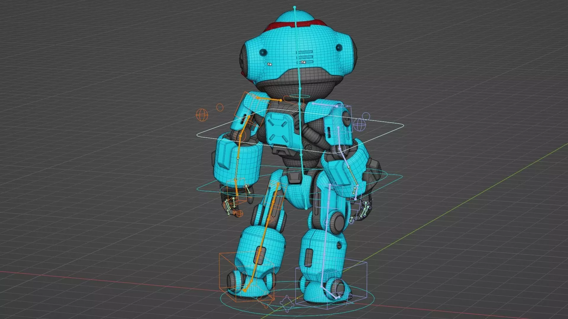 ROBO ZERO-M  Rigged for Unreal Engine - Unity - MIXAMO 3D model_37