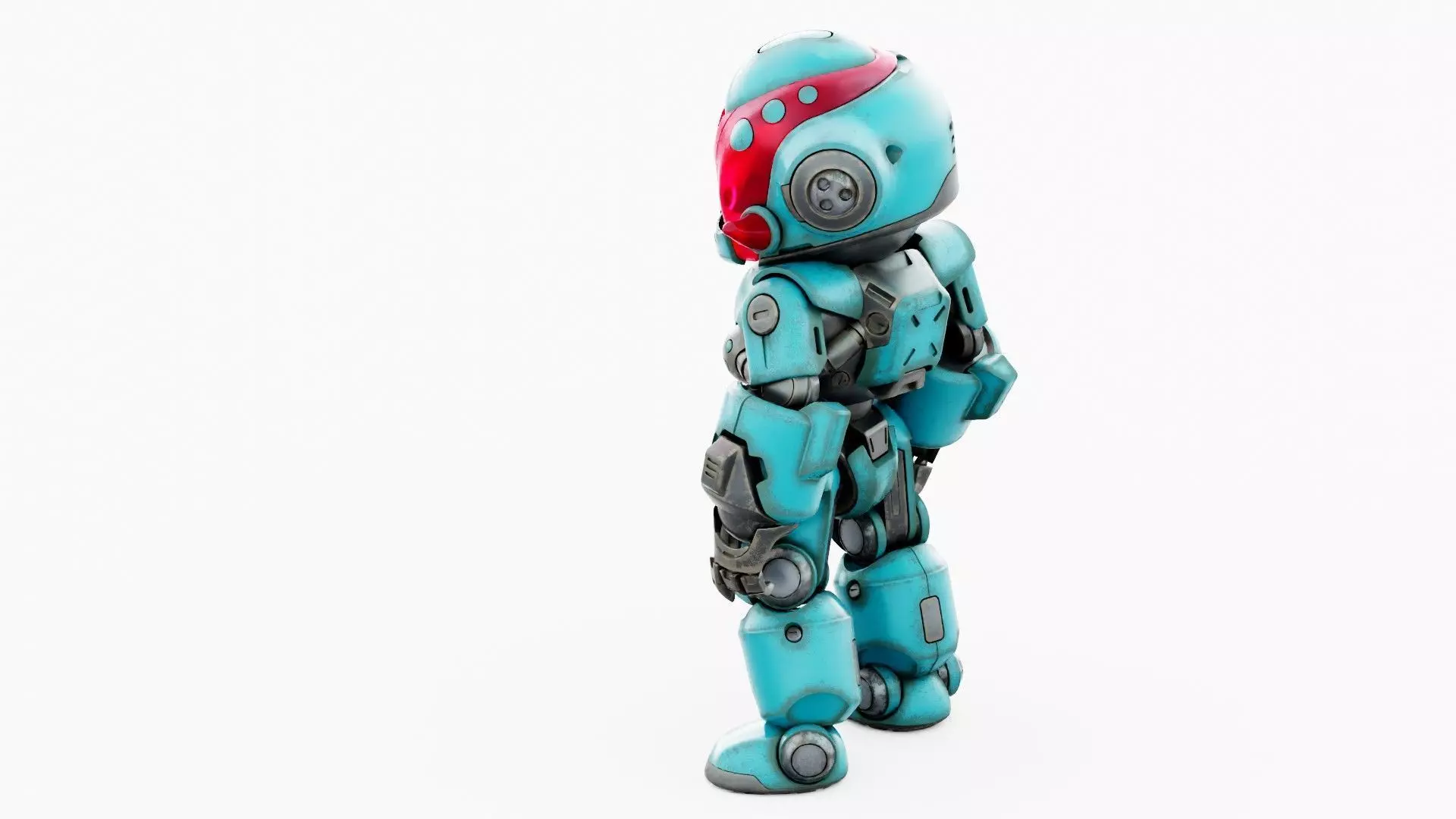 ROBO ZERO-M  Rigged for Unreal Engine - Unity - MIXAMO 3D model_17