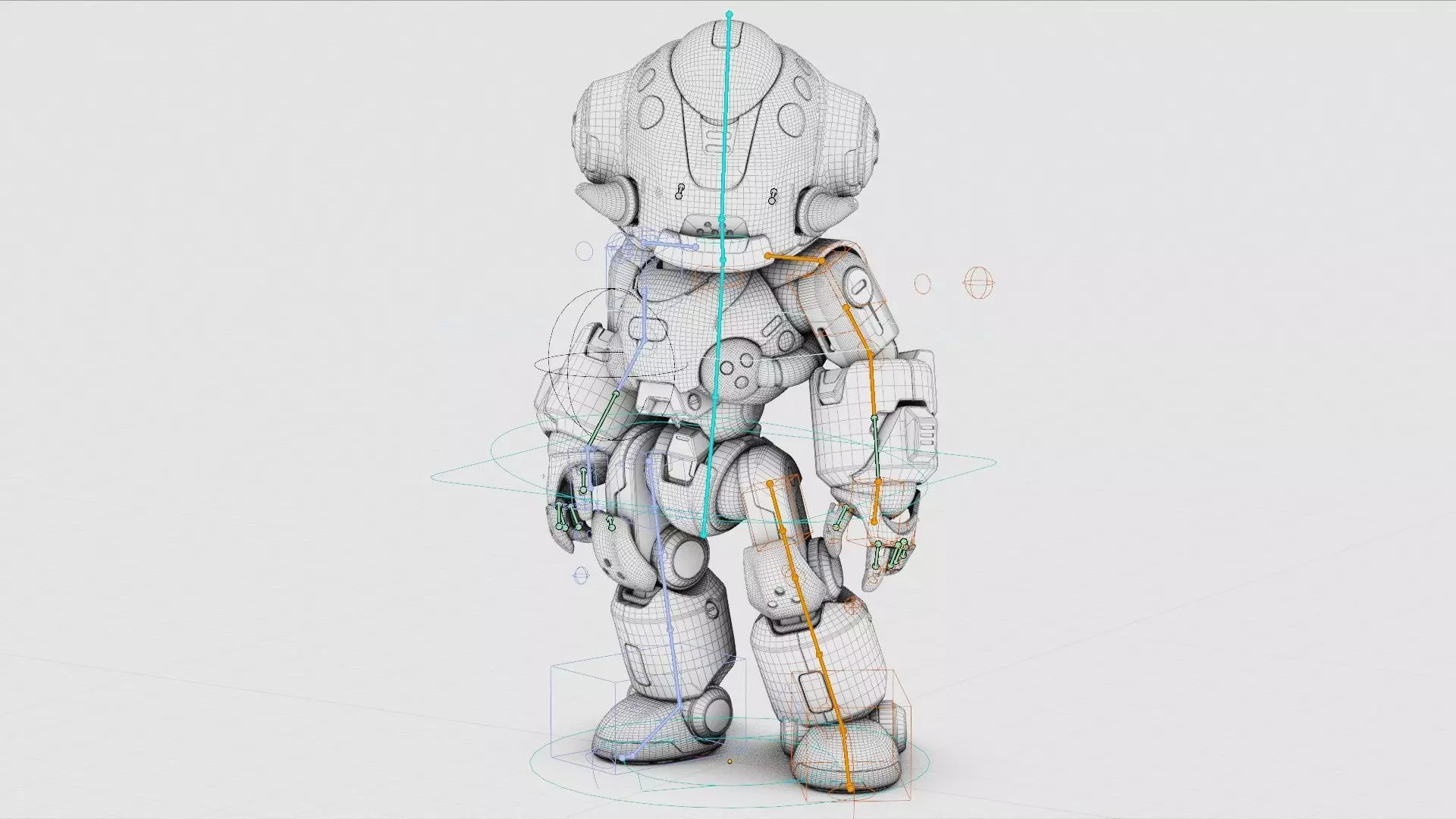 ROBO ZERO-M  Rigged for Unreal Engine - Unity - MIXAMO 3D model_39