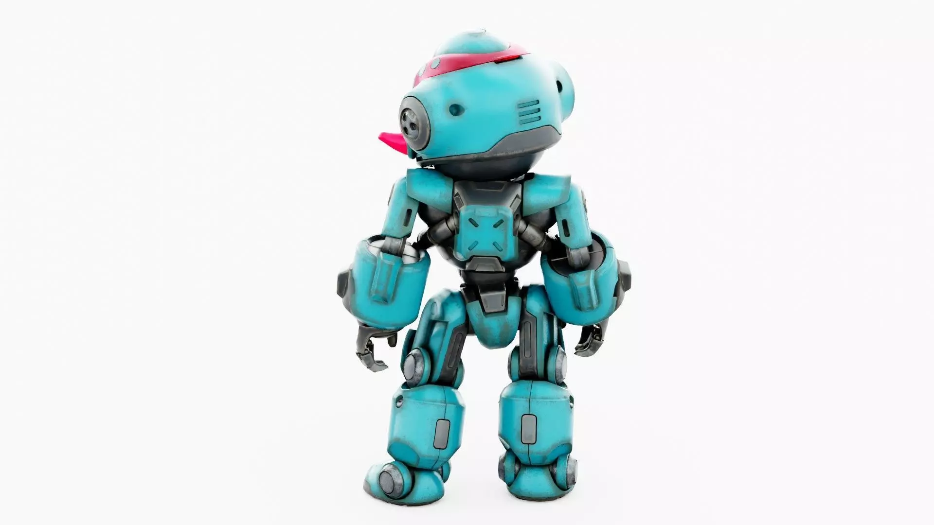 ROBO ZERO-M  Rigged for Unreal Engine - Unity - MIXAMO 3D model_14