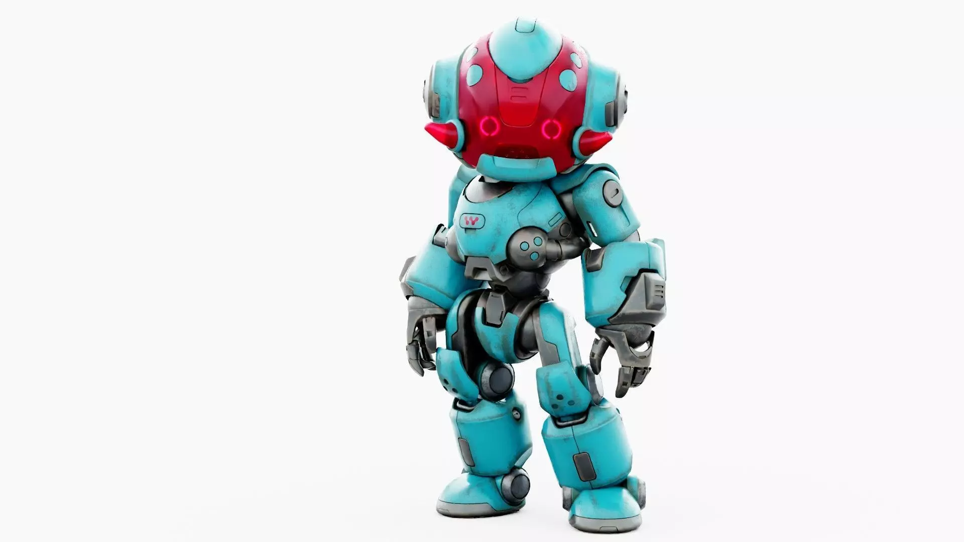 ROBO ZERO-M  Rigged for Unreal Engine - Unity - MIXAMO 3D model_2