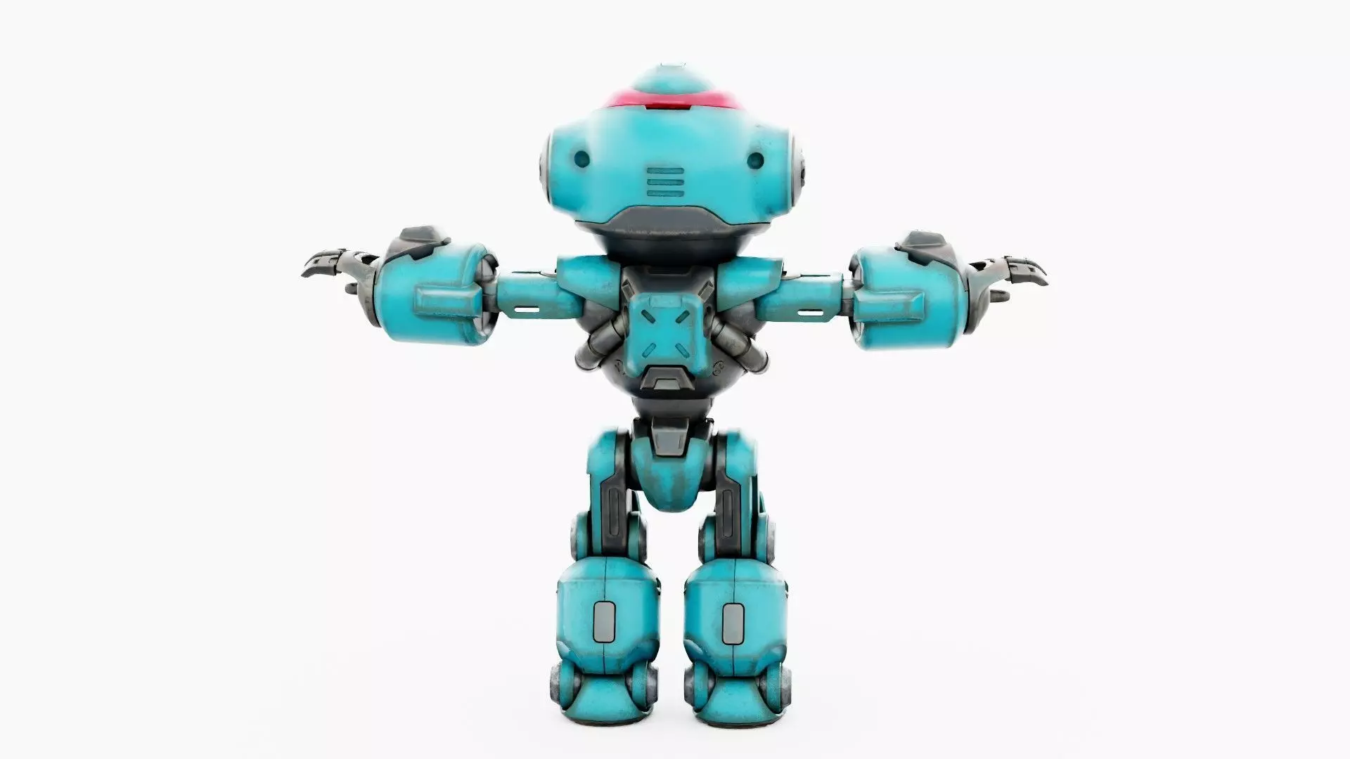 ROBO ZERO-M  Rigged for Unreal Engine - Unity - MIXAMO 3D model_31