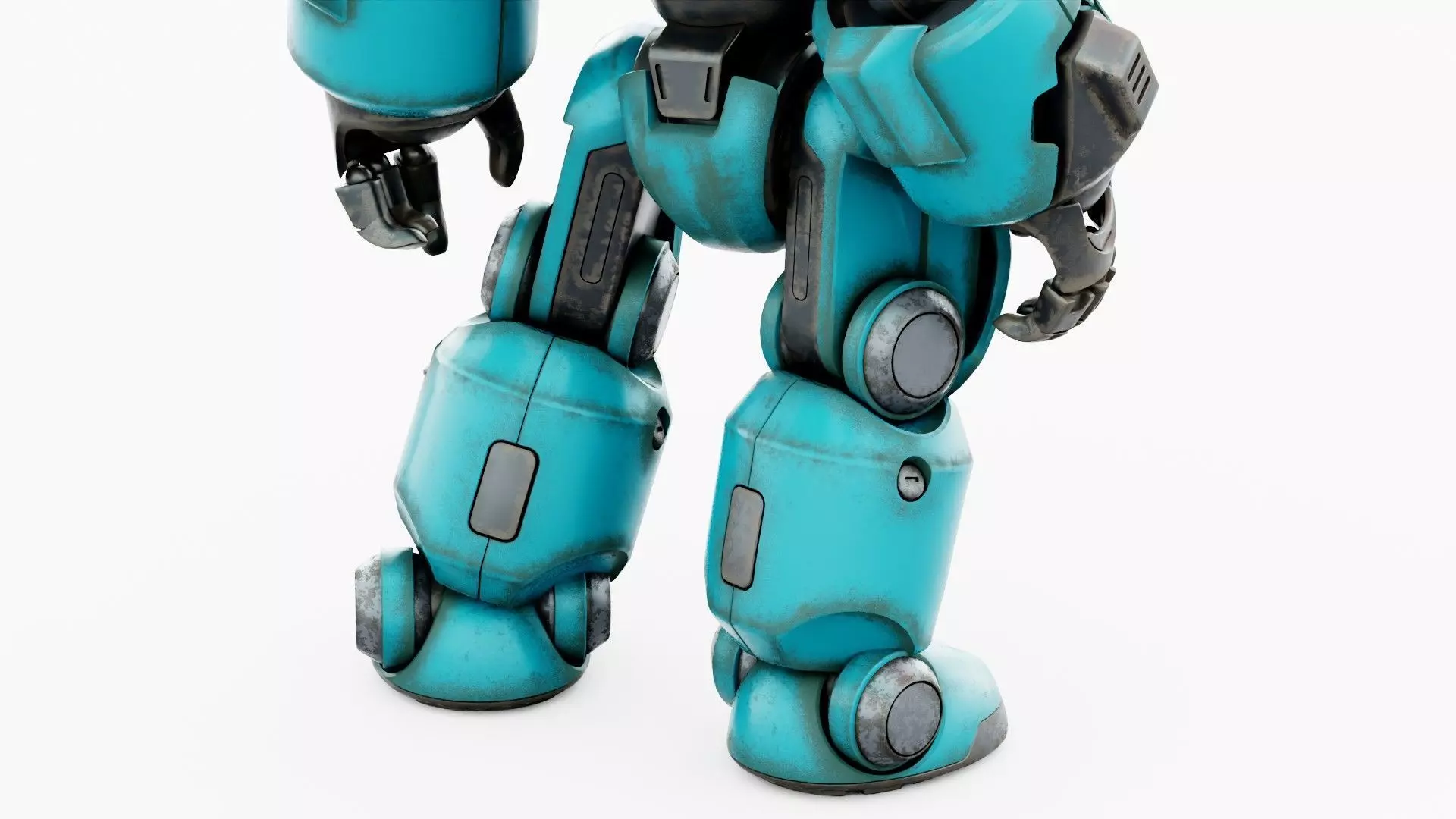 ROBO ZERO-M  Rigged for Unreal Engine - Unity - MIXAMO 3D model_26