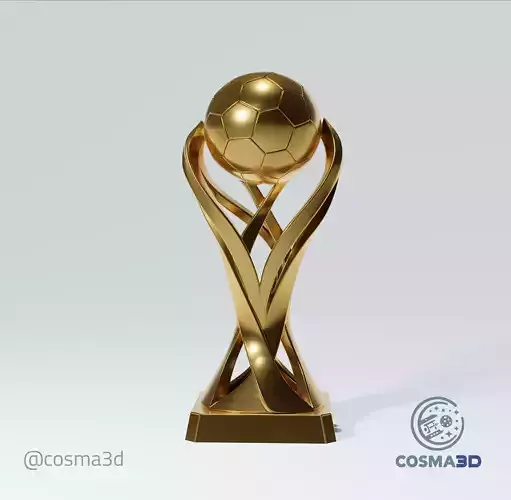 Trophy for Football Competition Exclusive Design for 3D Printing