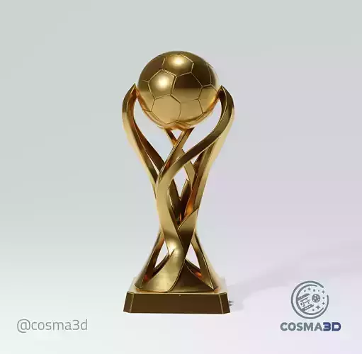 Trophy for Football Competition Exclusive Design for 3D Printing