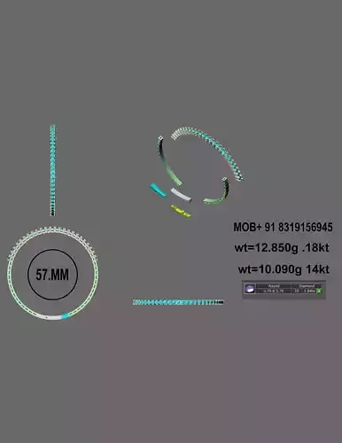 Ethereal Flow Flexible Diamond Bracelet