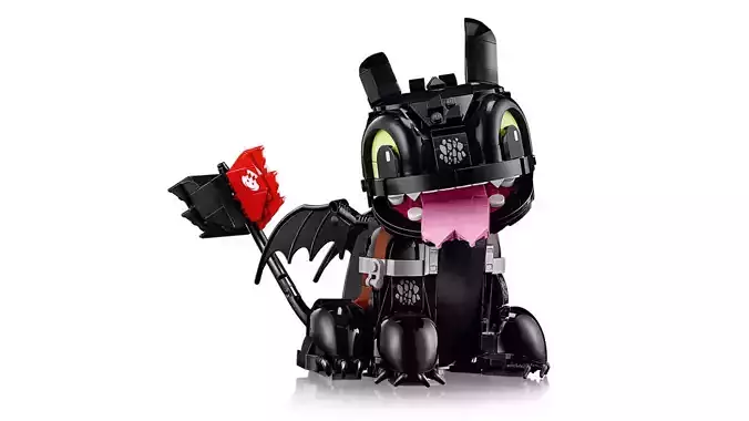 TwindBricks3D - 10375 How to Train Your Dragon Toothless 3D print model