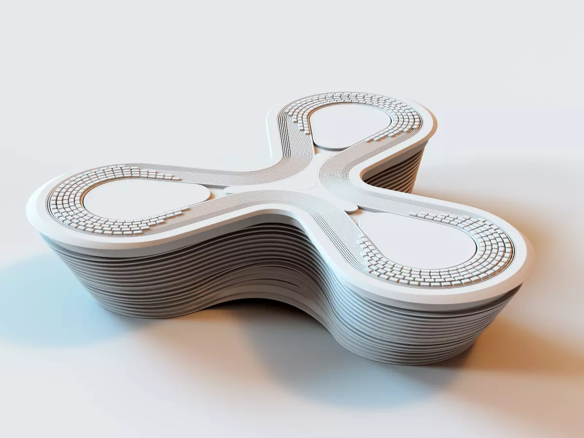 Alif - The Mobility Pavilion building Dubai Expo 2020 3D print model_0