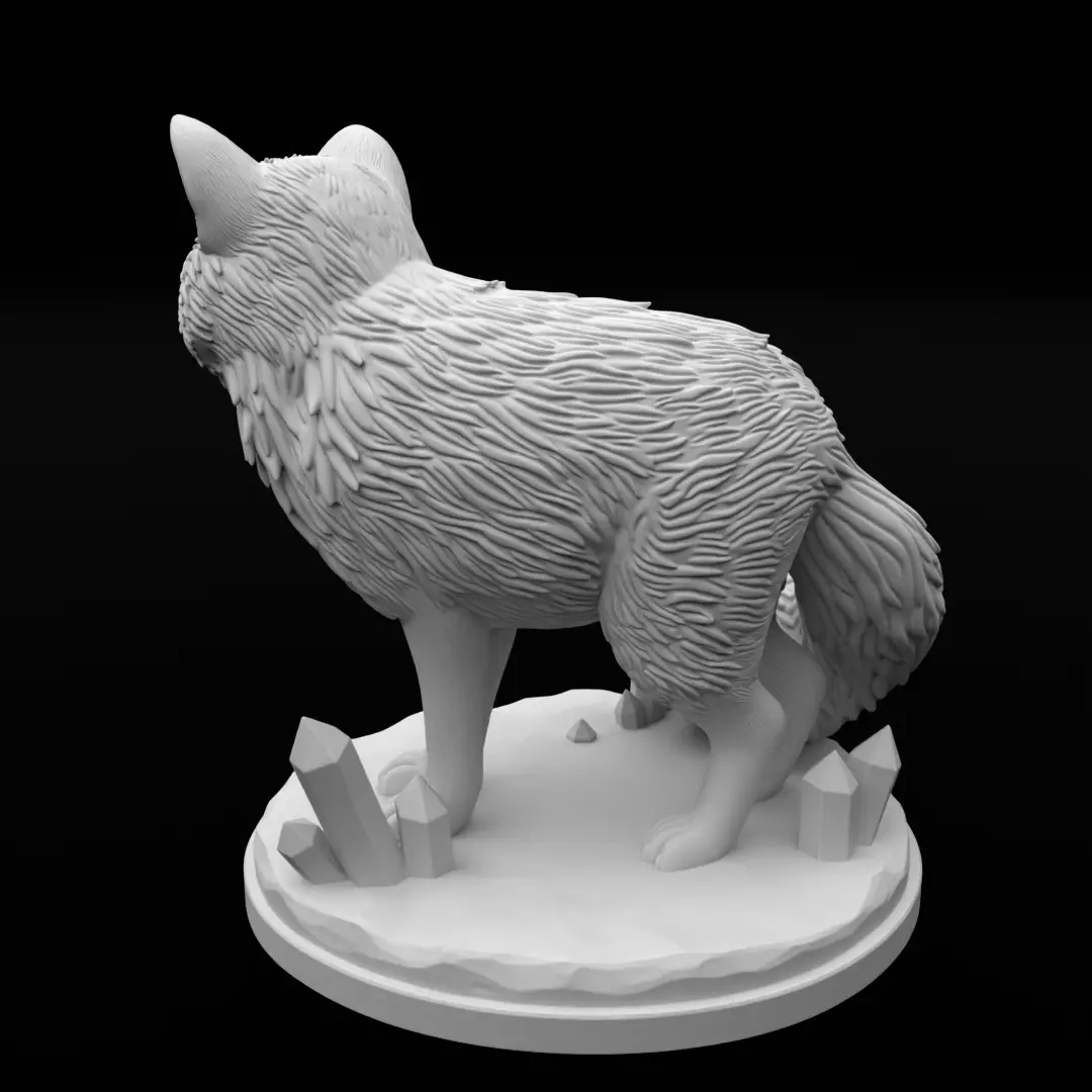 Arctic Fox - Print Model 3D print model_4