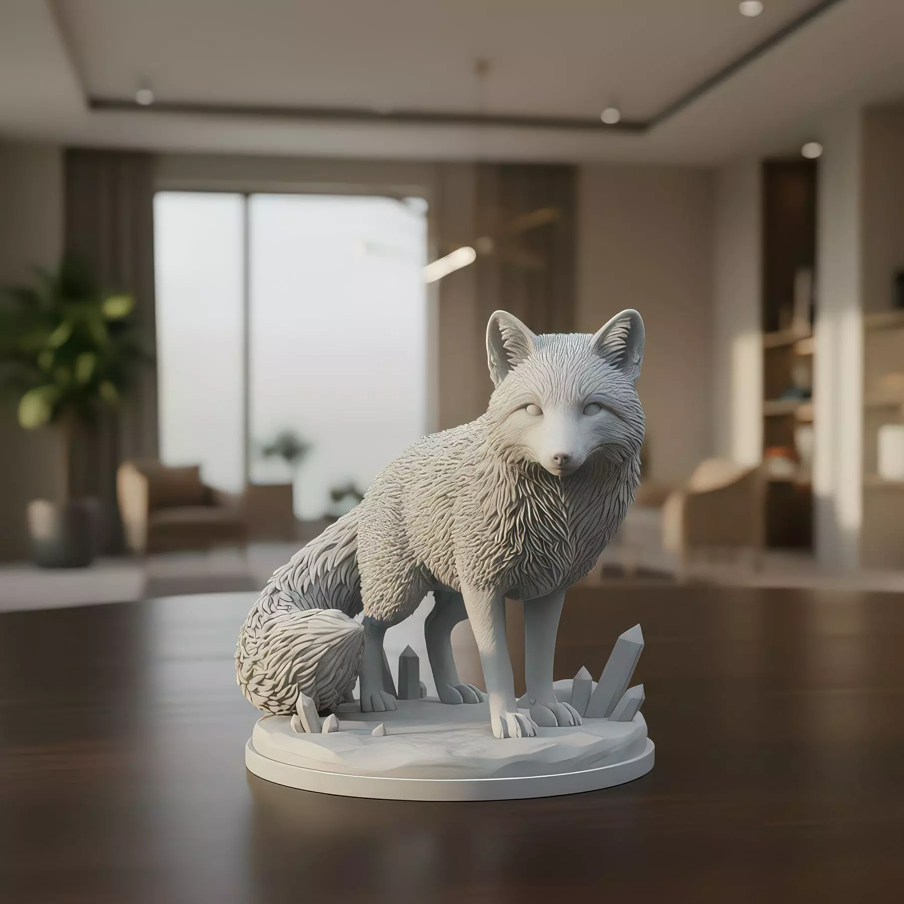 Arctic Fox - Print Model 3D print model_0