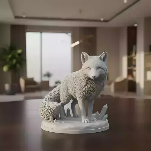 Arctic Fox - Print Model