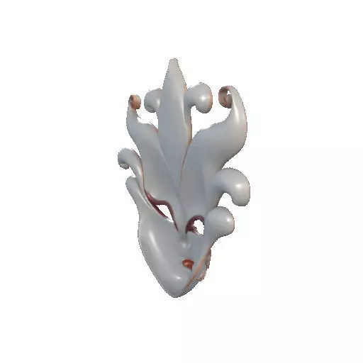 2463Venetian Carnival Mask Color 3D Model magic 3D print model_18