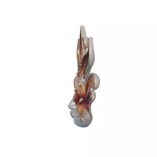 2463Venetian Carnival Mask Color 3D Model magic 3D print model_31