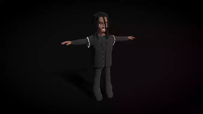 Playboi Carti WLR Cartoon Character