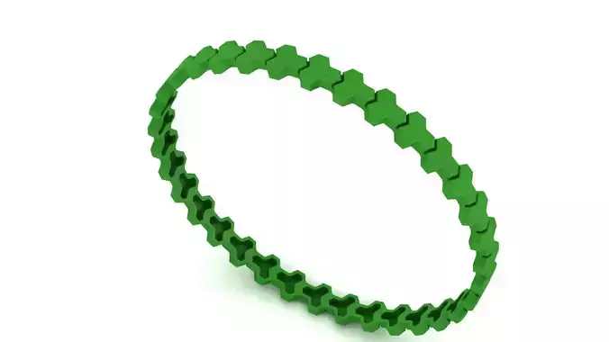 1st size Armor Spiral Bangle ready to print 3D print model