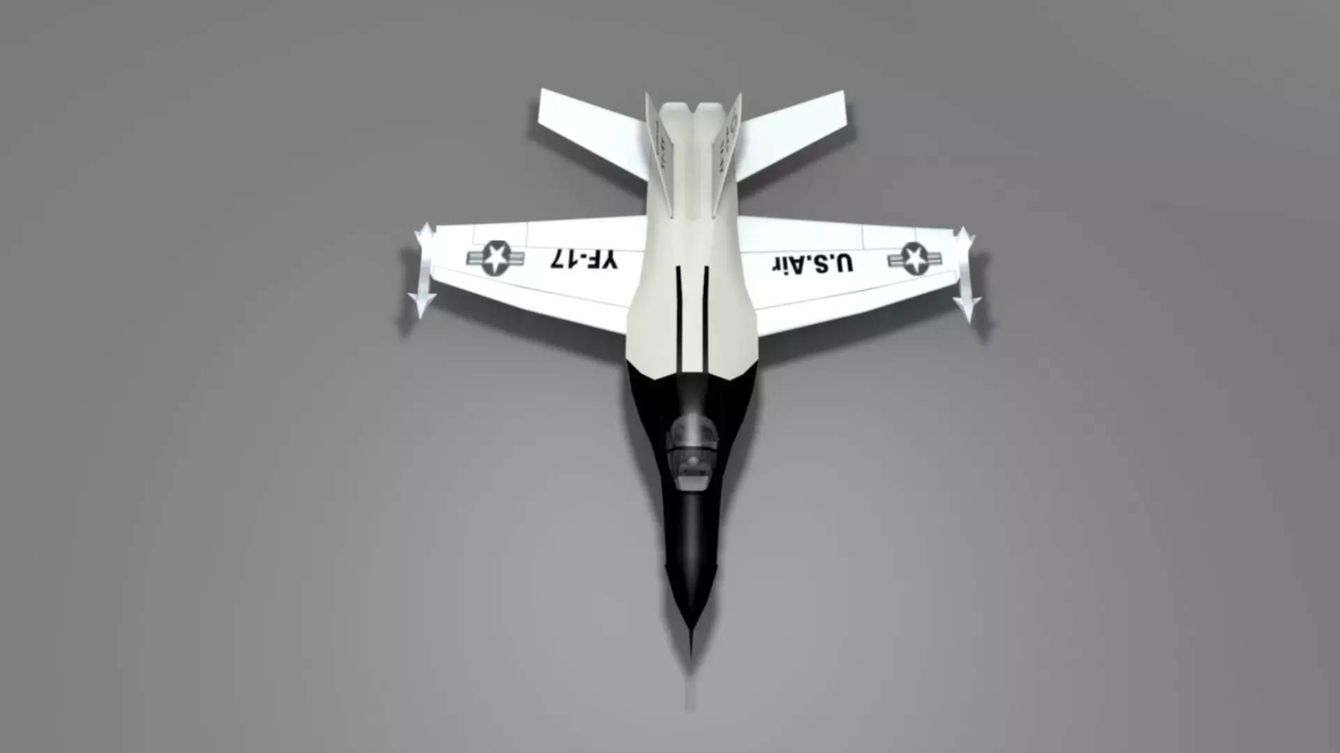 Northrop YF 17 Cobra Low-poly 3D model_18