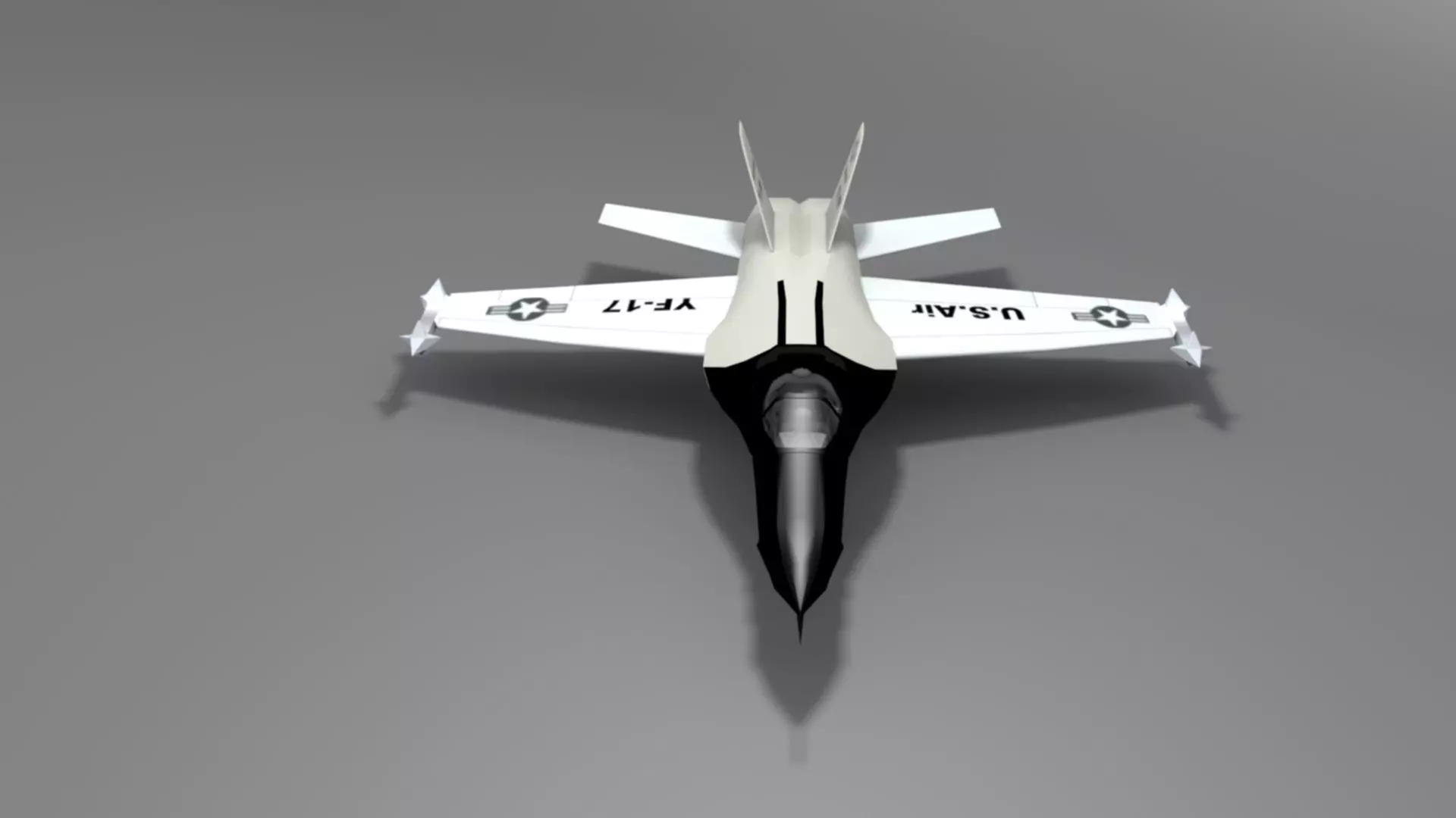 Northrop YF 17 Cobra Low-poly 3D model_17