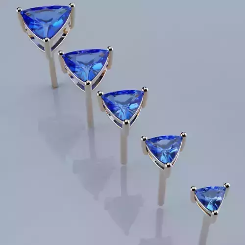 Stud Earrings Trilon