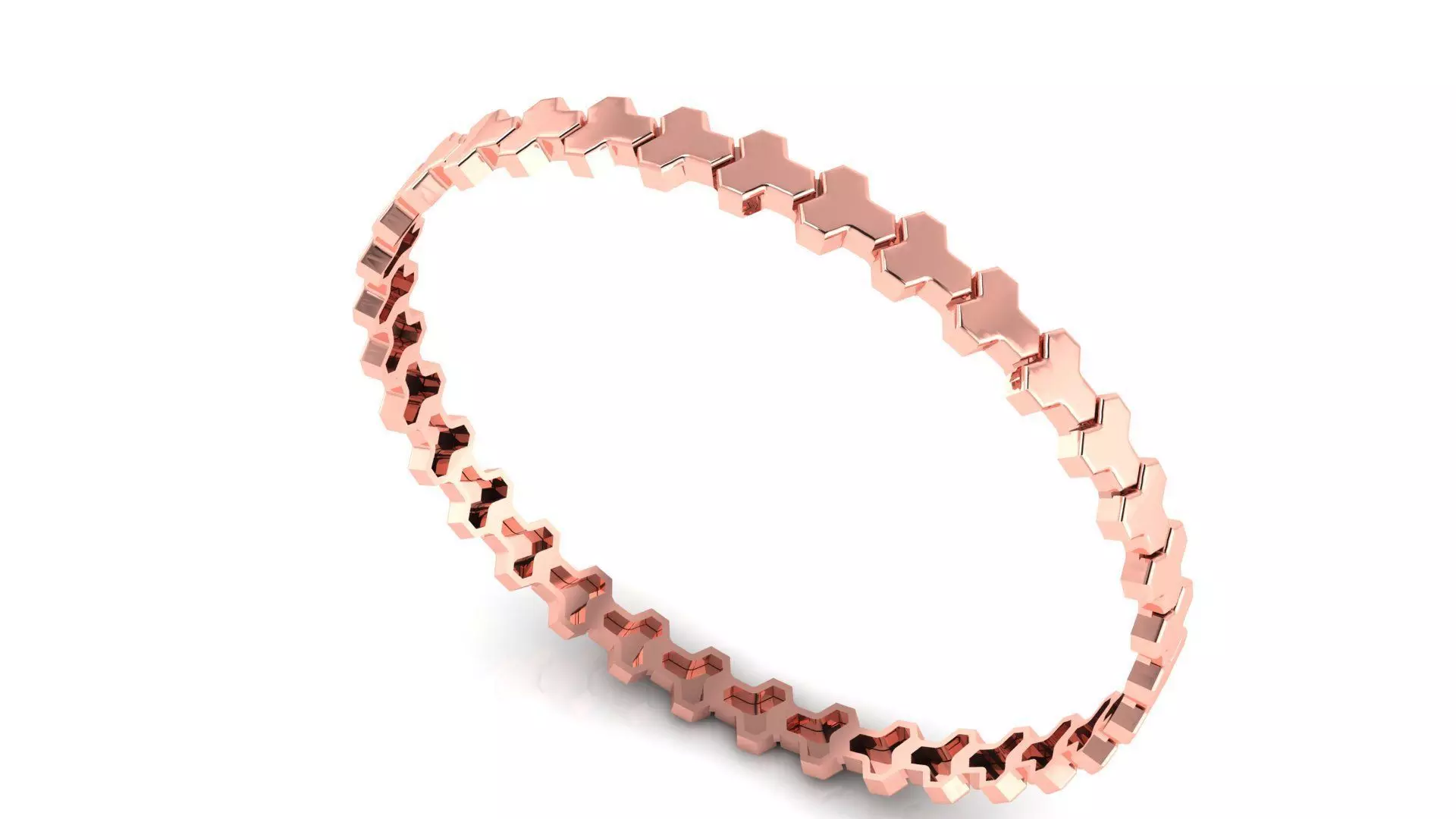 3rd size Armor Spiral Bangle ready to print 3D print model_2