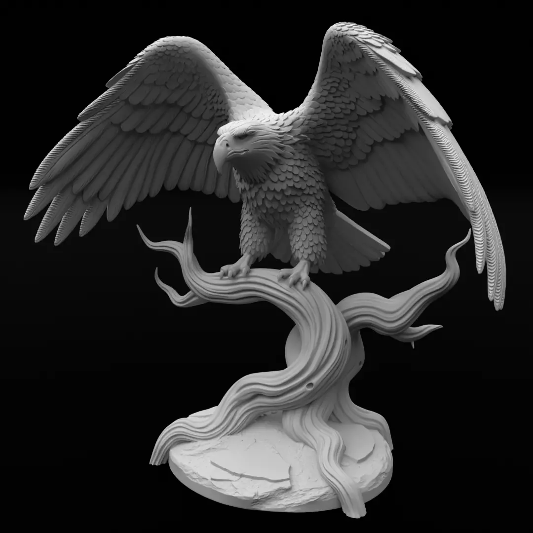 Majestic Eagle - 3D Print Model 3D print model_1