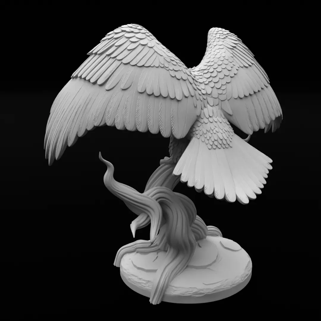 Majestic Eagle - 3D Print Model 3D print model_4