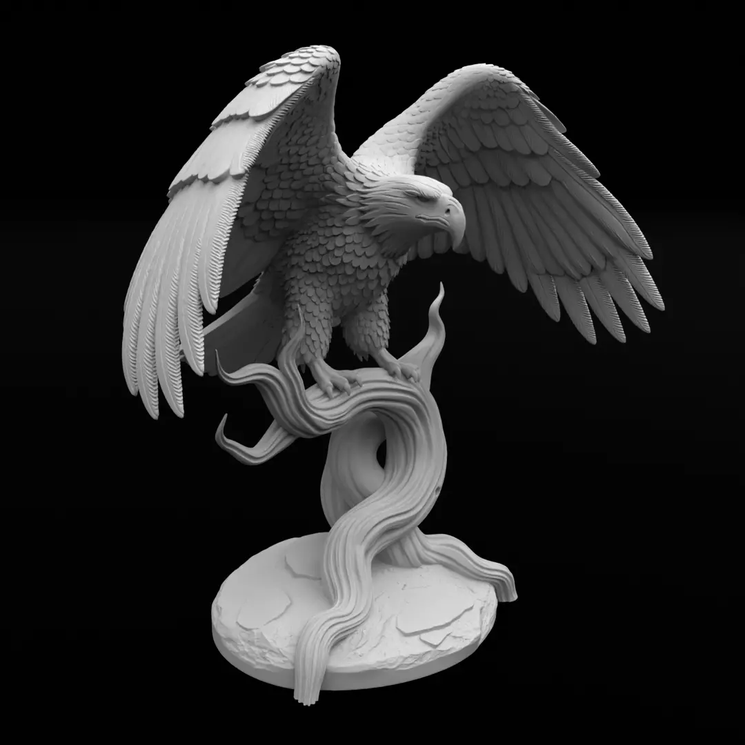 Majestic Eagle - 3D Print Model 3D print model_3