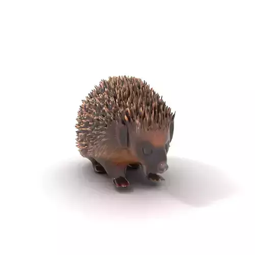 Adorable Hedgehog Model Pack Low-poly 3D model