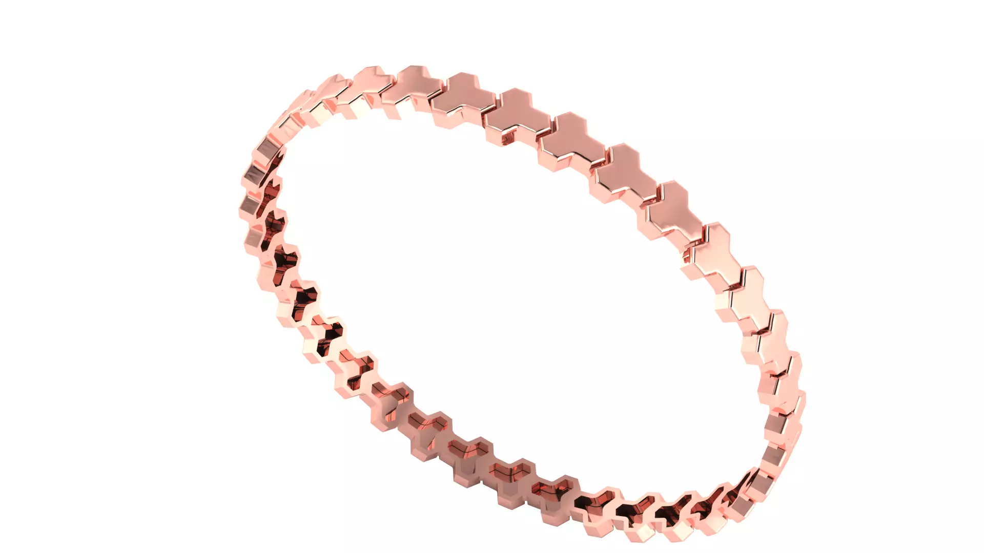 5 size Armor Spiral Bangle ready to print 3D Model Collection_7