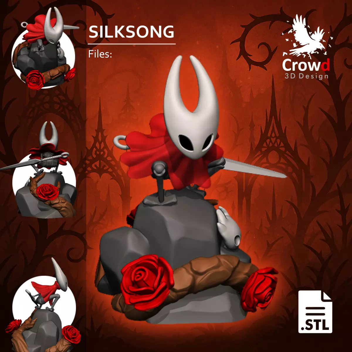 Silksong Hornet - Fan Art 3D print model_0