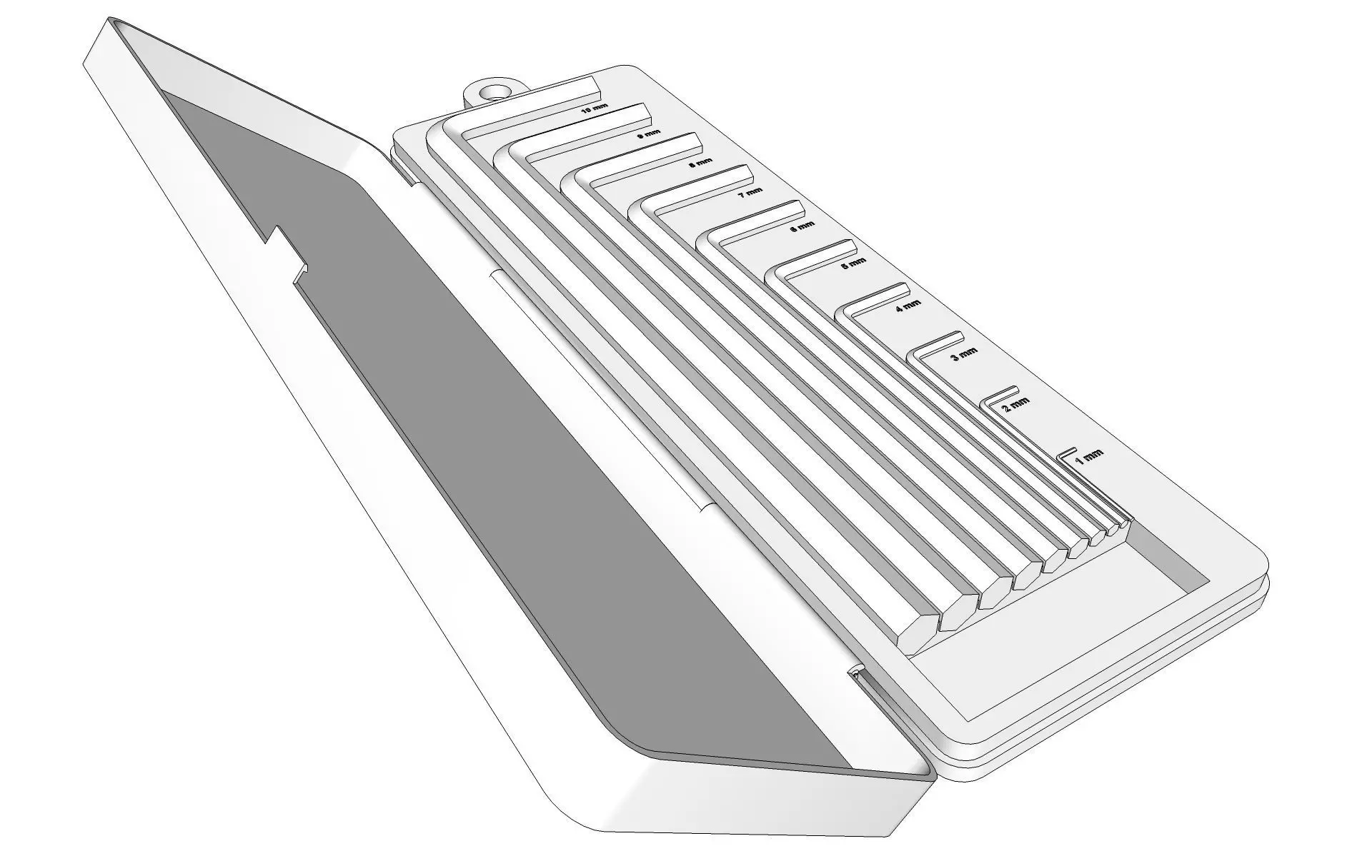 Allen Key Wrench  3D model_16