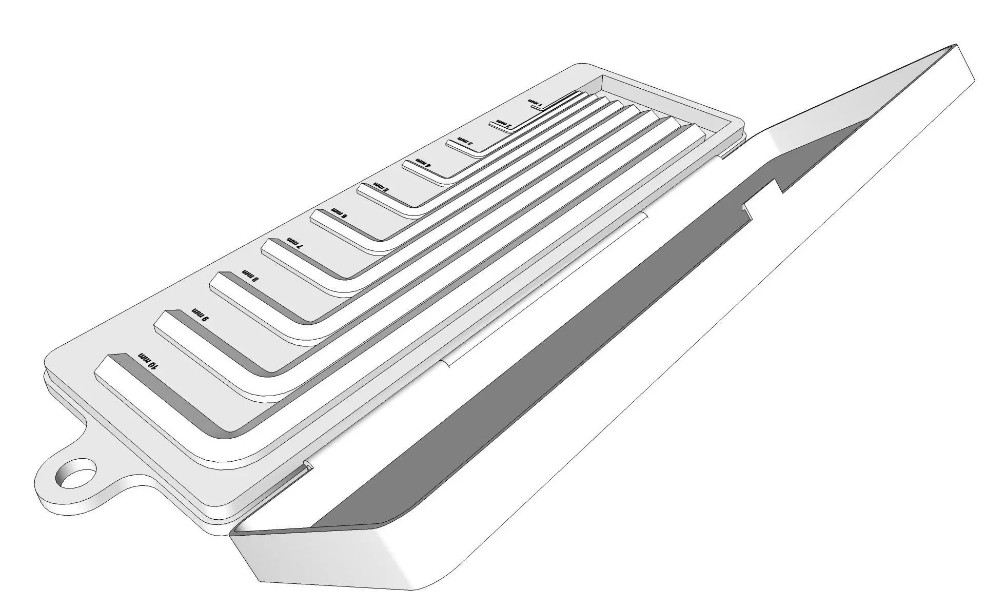 Allen Key Wrench  3D model_15
