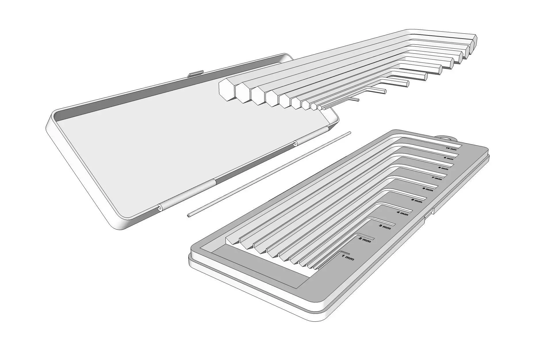 Allen Key Wrench  3D model_17