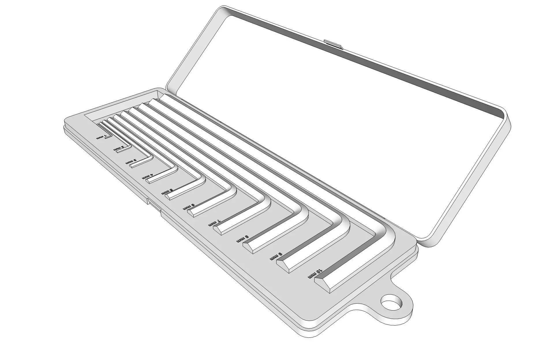 Allen Key Wrench  3D model_14