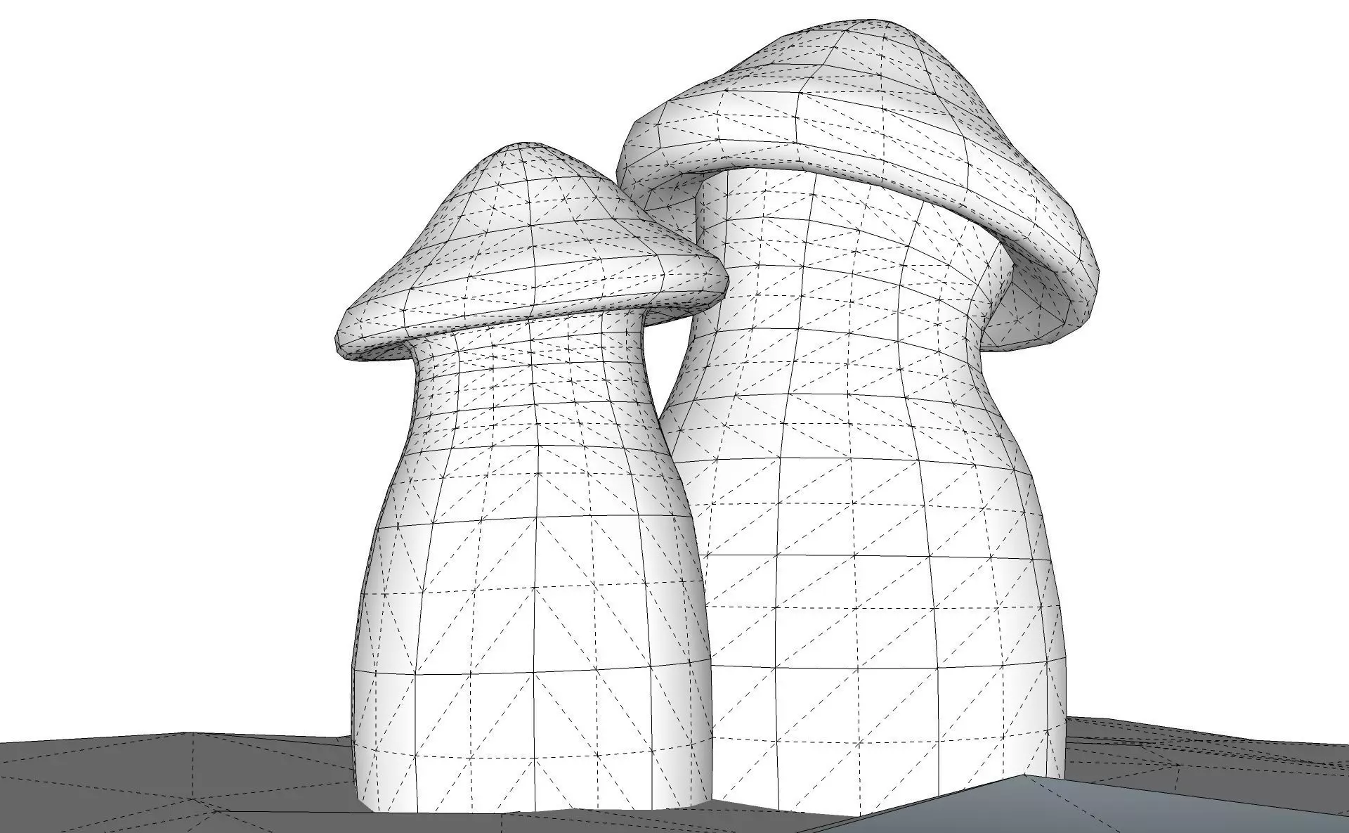 Mushroom House  3D model_17