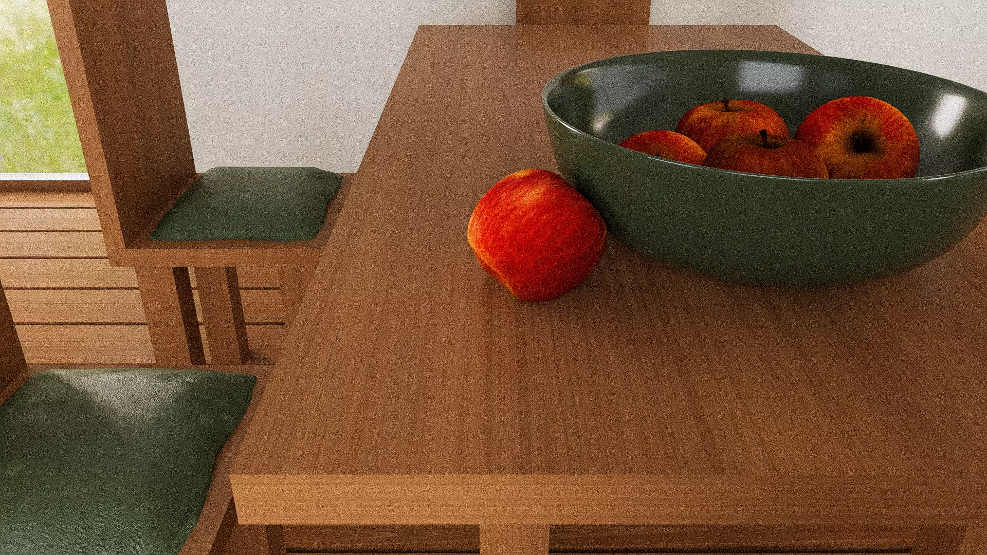 Dining room table 3D model_1
