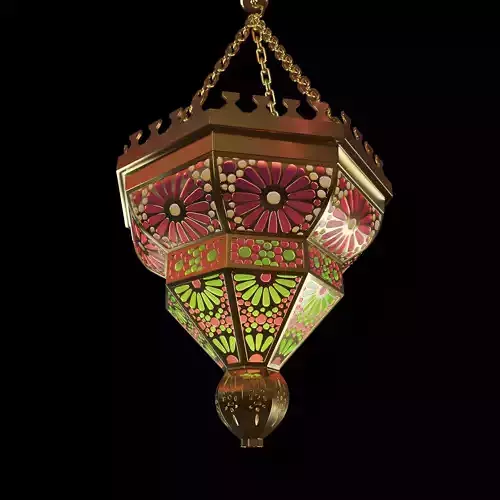 Arabic Gold Lamp