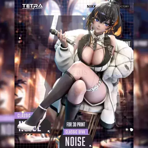 Noise Classic Diva Version from Nikke Commercial Package 3D print model