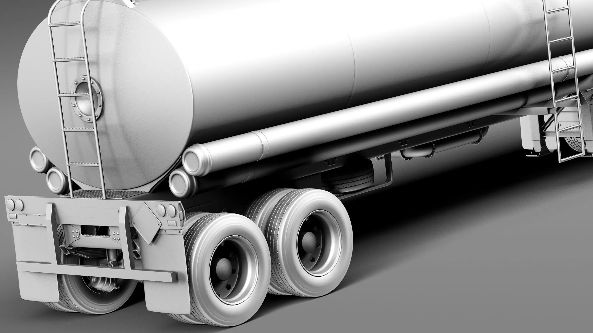 Volvo FH16 Globtrotter Tanker 2013 3D model_11