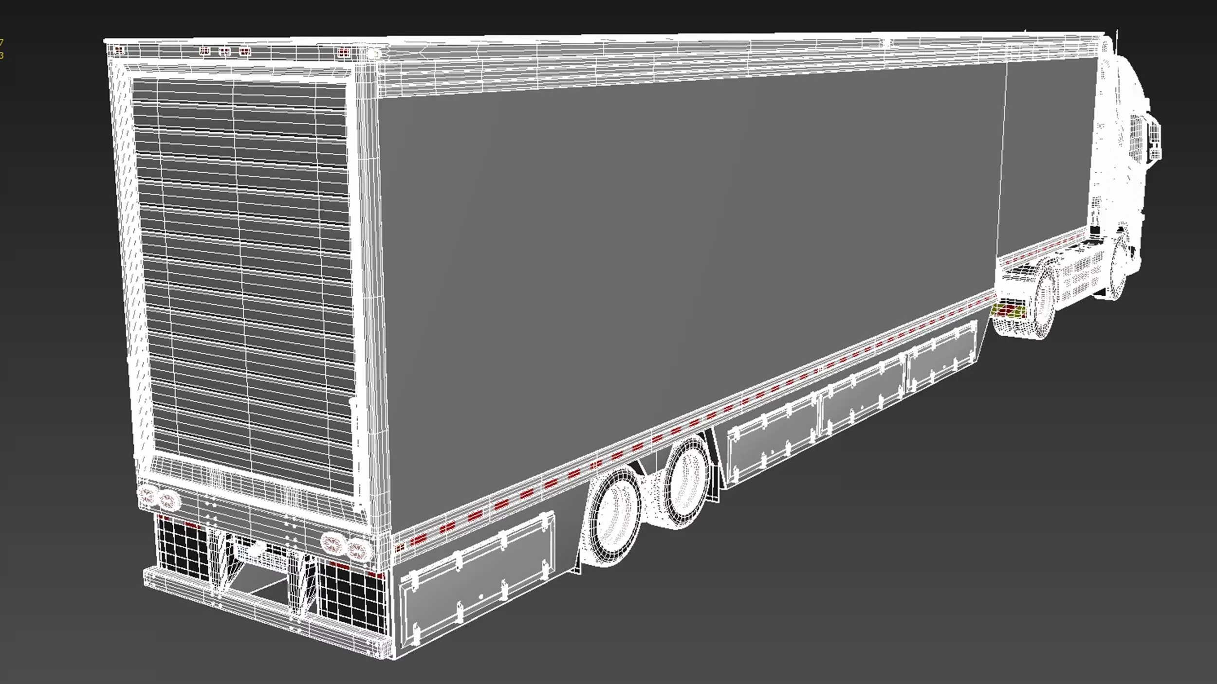 Volvo FH16 Globtrotter with Trailer 2013 3D model_19