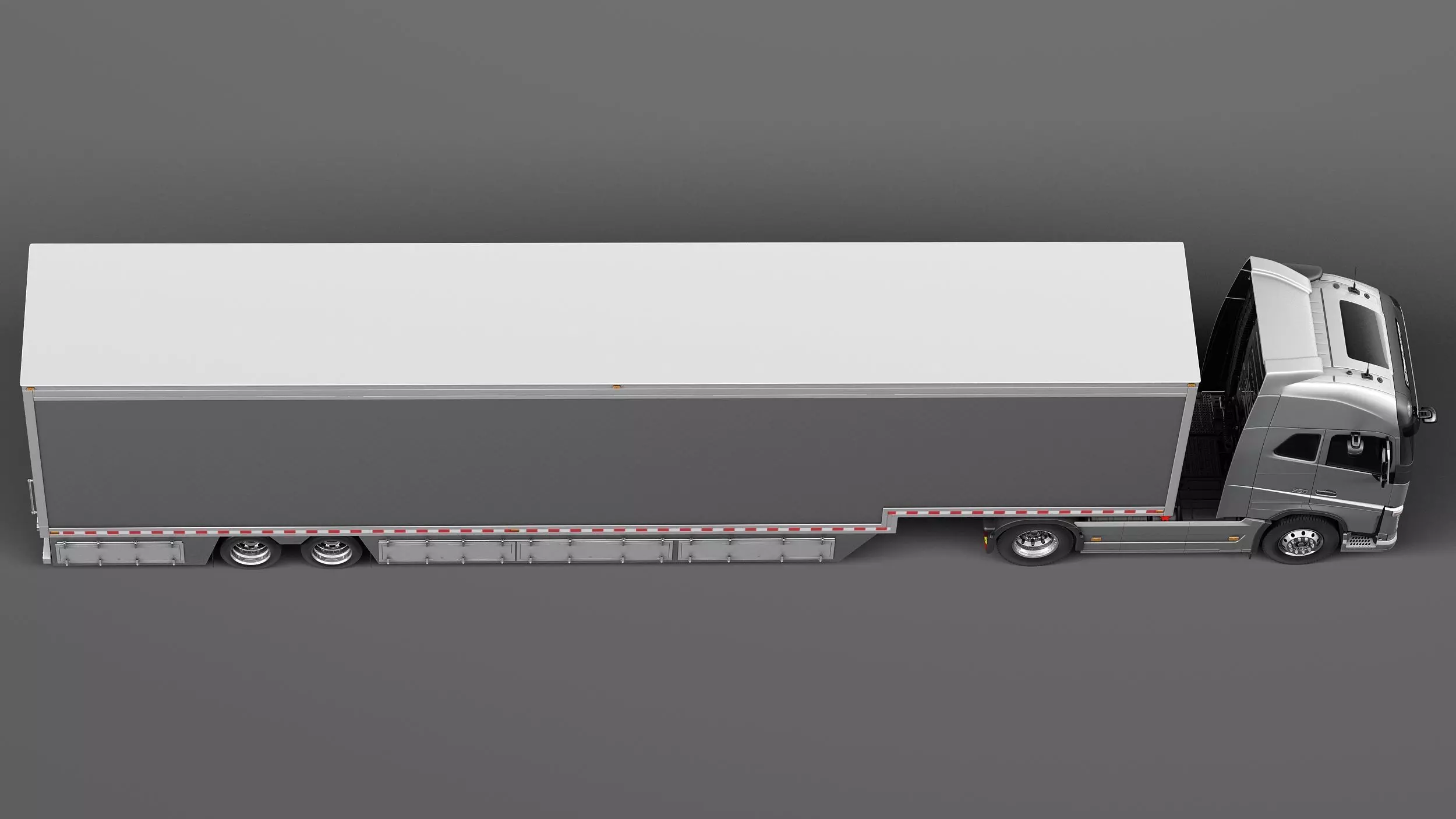 Volvo FH16 Globtrotter with Trailer 2013 3D model_7