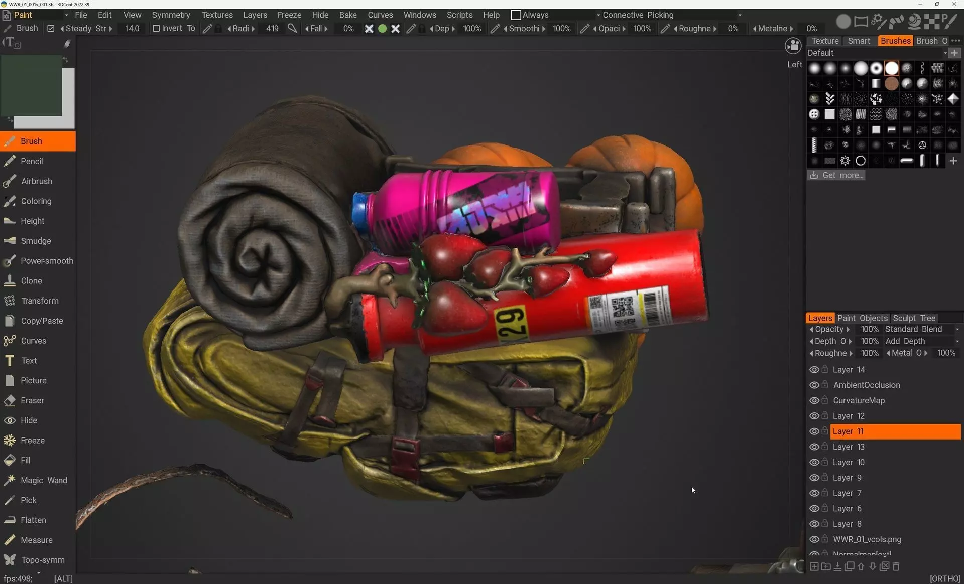 World War Robot Pumpkin Optimizer Low-poly 3D model_20