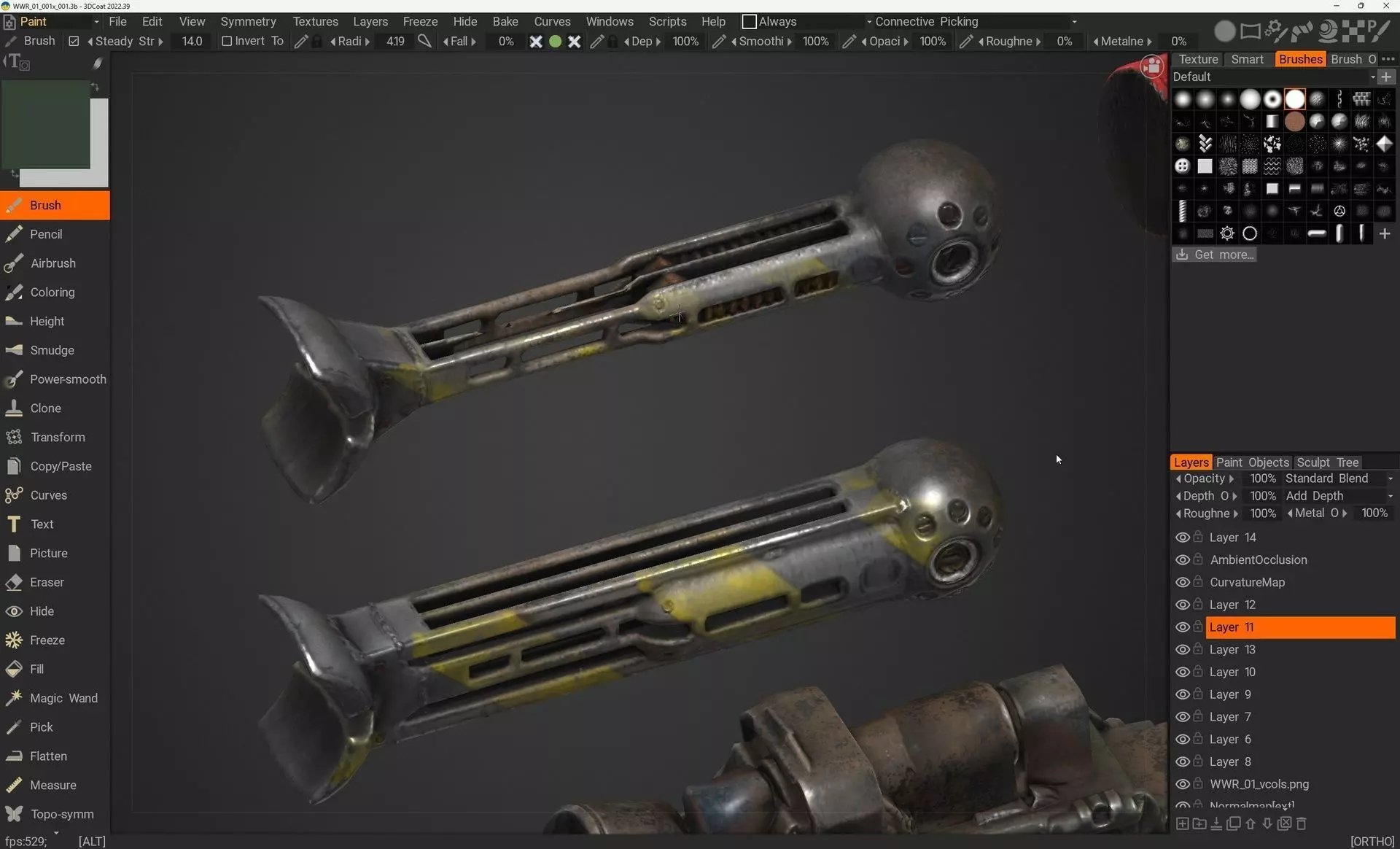 World War Robot Pumpkin Optimizer Low-poly 3D model_10