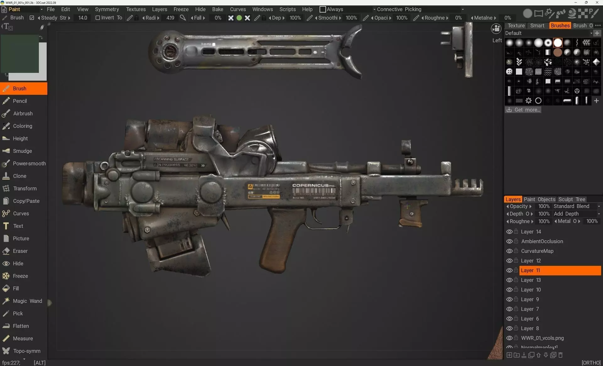 World War Robot Pumpkin Optimizer Low-poly 3D model_14