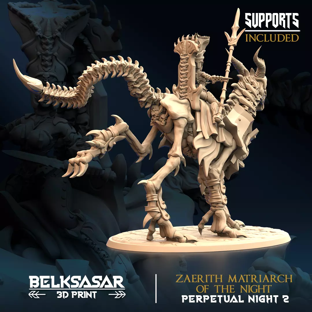 Vampire Zaerith Matriarch of the Night - Nude and Normal 3D print model_6