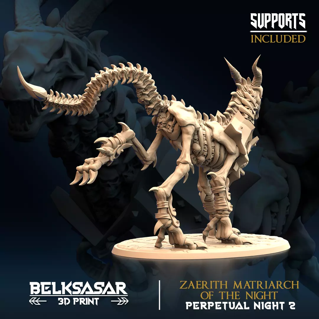 Vampire Zaerith Matriarch of the Night - Nude and Normal 3D print model_8