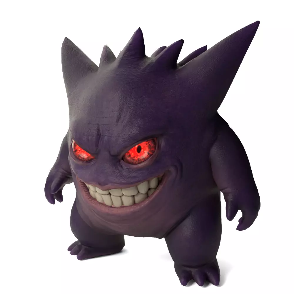 Shadow Ghost Monster - Blender 3D model_1