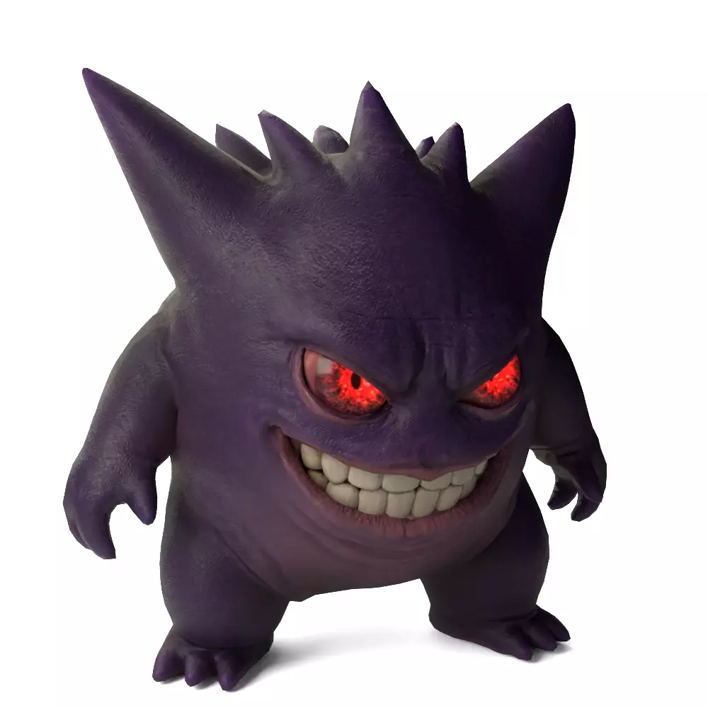 Shadow Ghost Monster - Blender 3D model_9