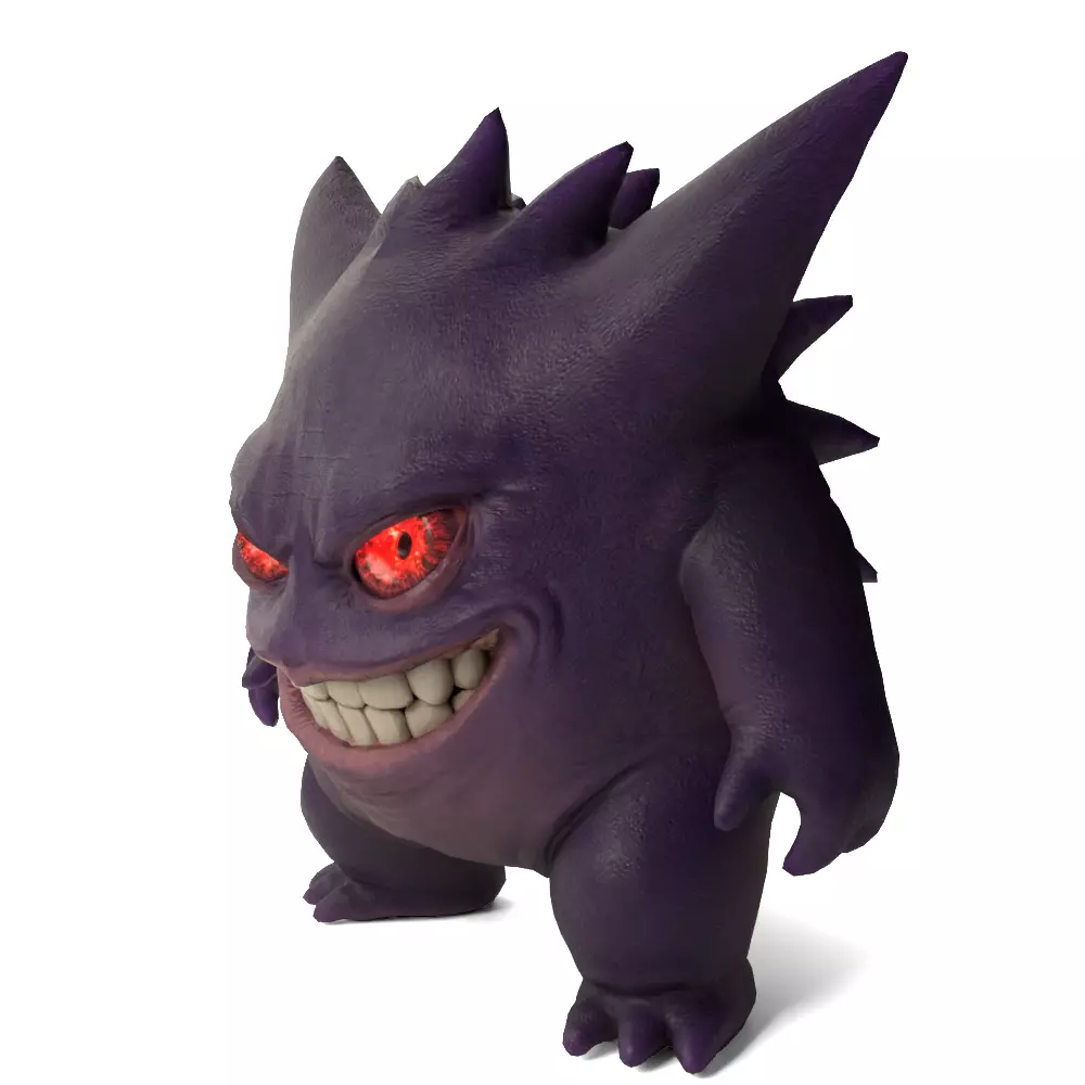 Shadow Ghost Monster - Blender 3D model_2